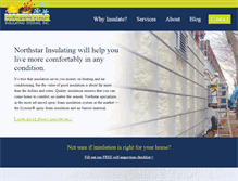 Tablet Screenshot of northstar-insulating.com